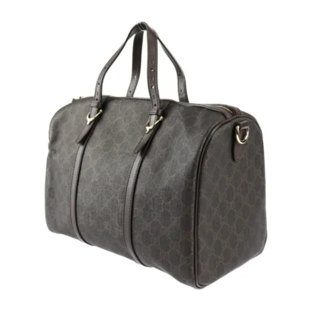 Gucci Vintage Pre-owned Canvas handbags Black Dames