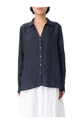 white-linen-v-neck-shirt