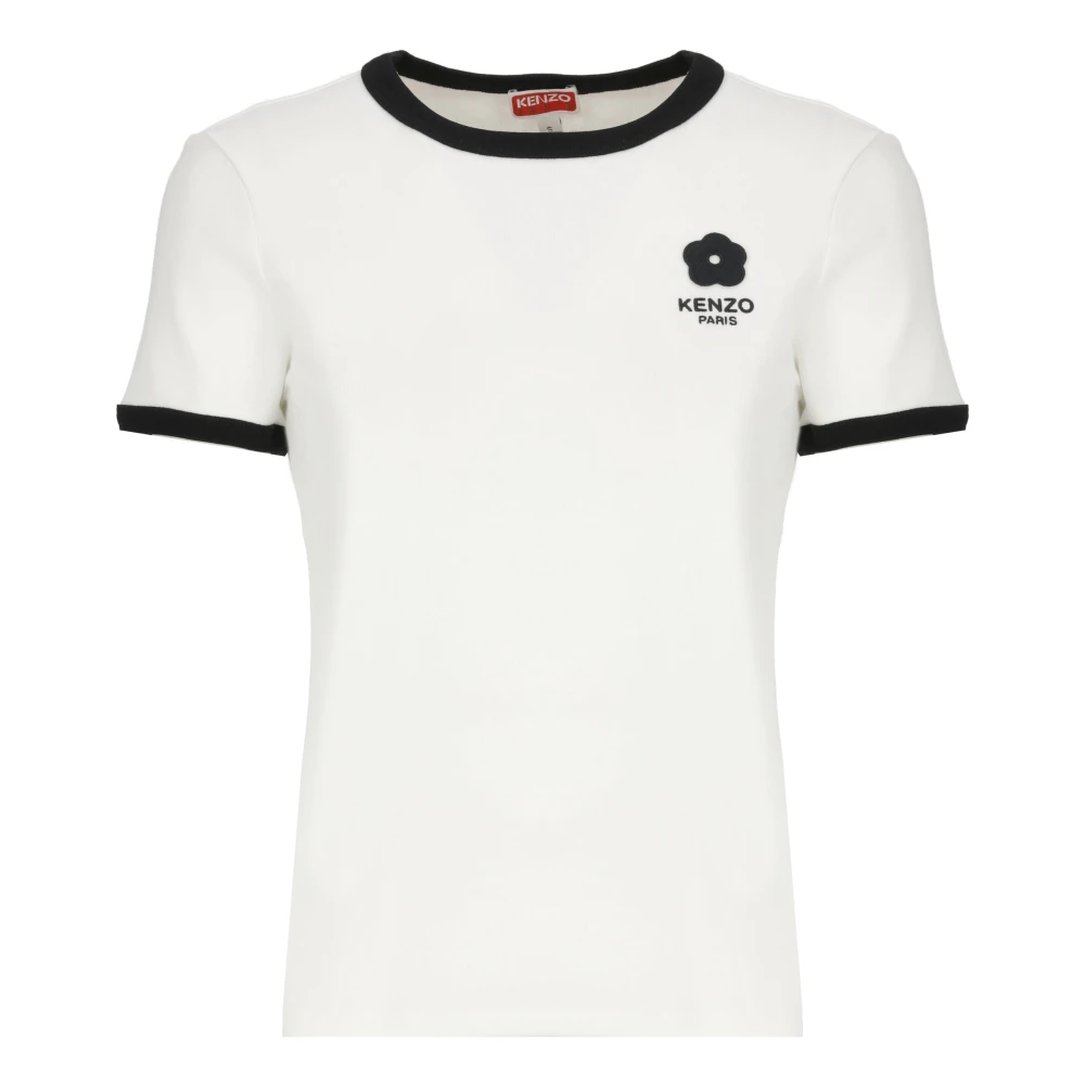 Kenzo Bloem 2.0 Geborduurd T-shirt White Dames