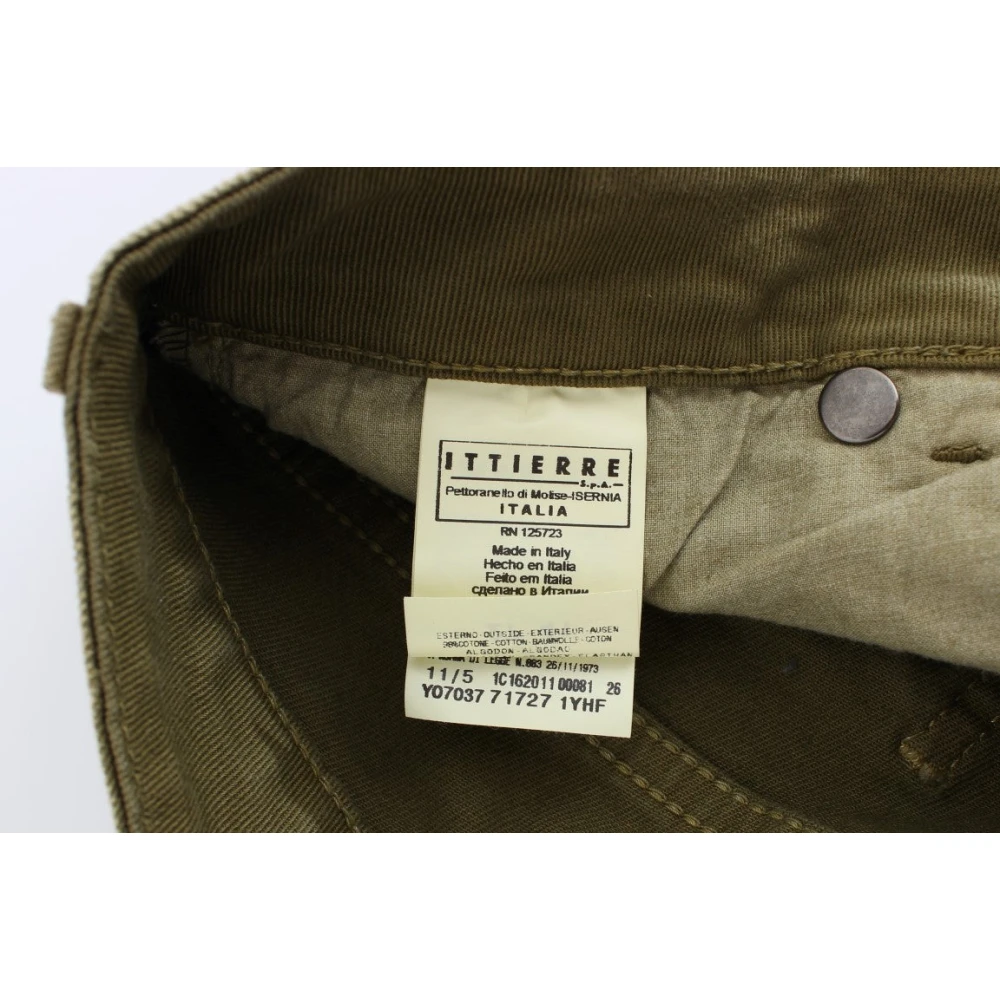 Roberto Cavalli Green Wash Slim Fit Jeans Green Dames