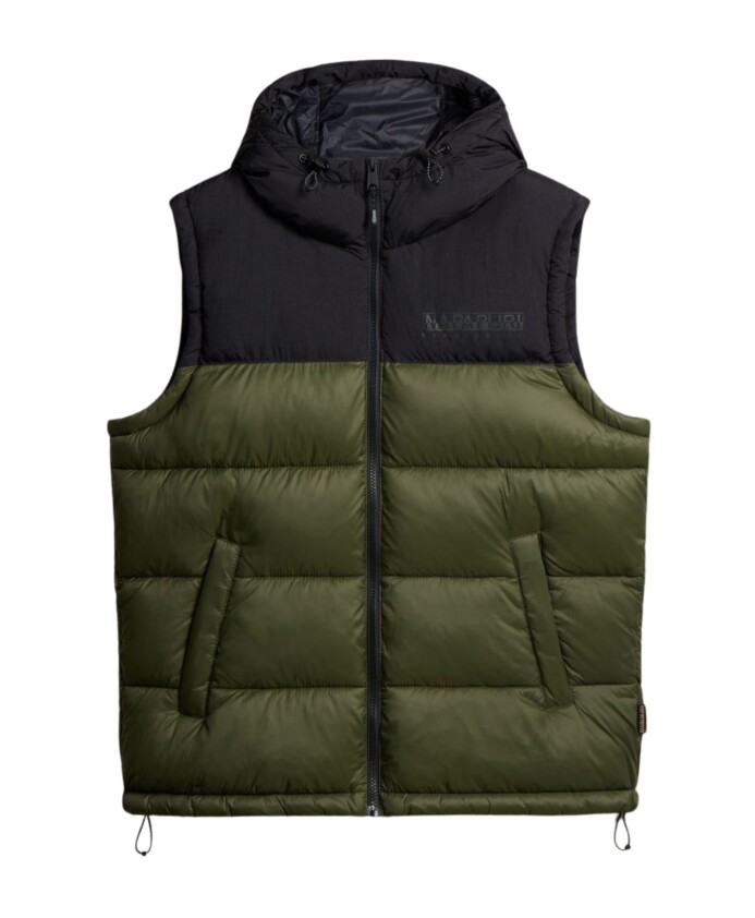 green-hooded-sleeveless-jacket