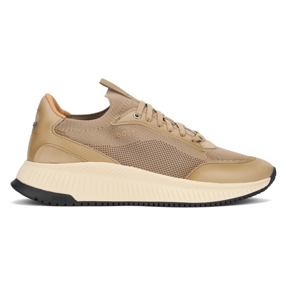 Hugo Men's Beige Sneakers, 10 Uk, Ttnm Evo Trainers