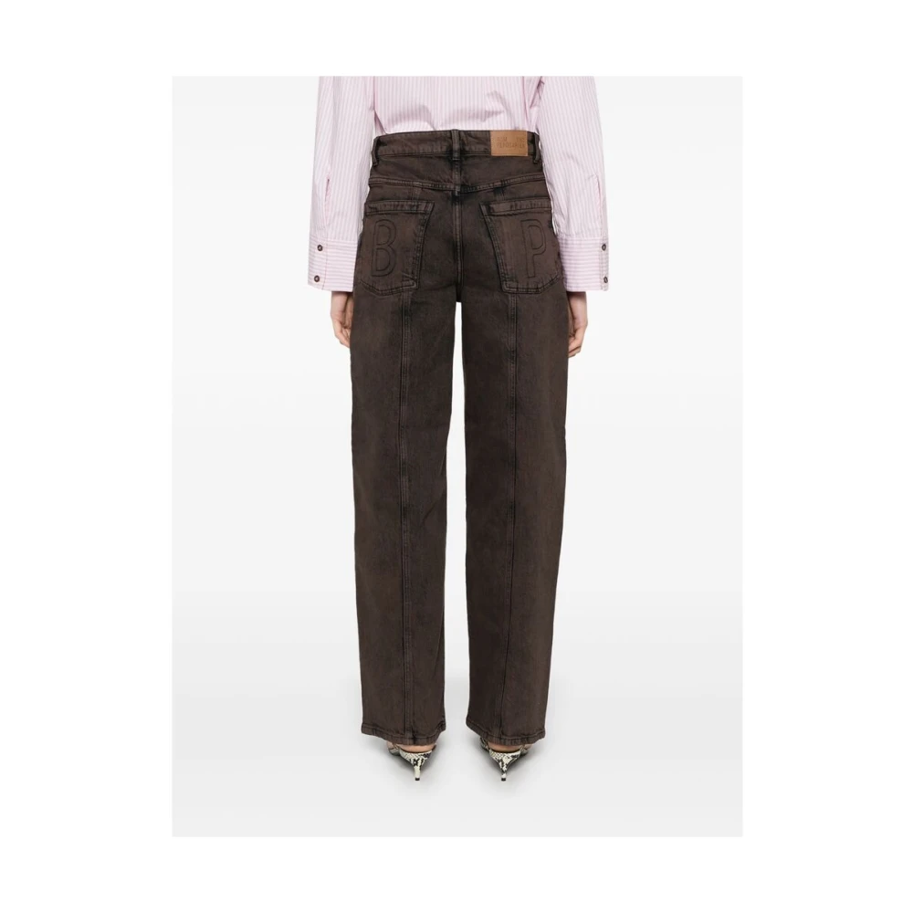 BAUM UND PFERDGARTEN Chocoladebruine Jeans met Verborgen Sluiting Brown Dames