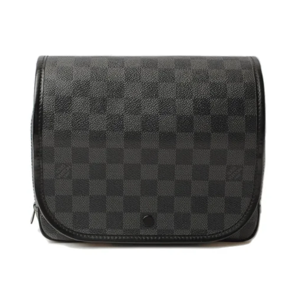 Louis Vuitton Vintage Pre-owned Canvas clutches Gray Heren
