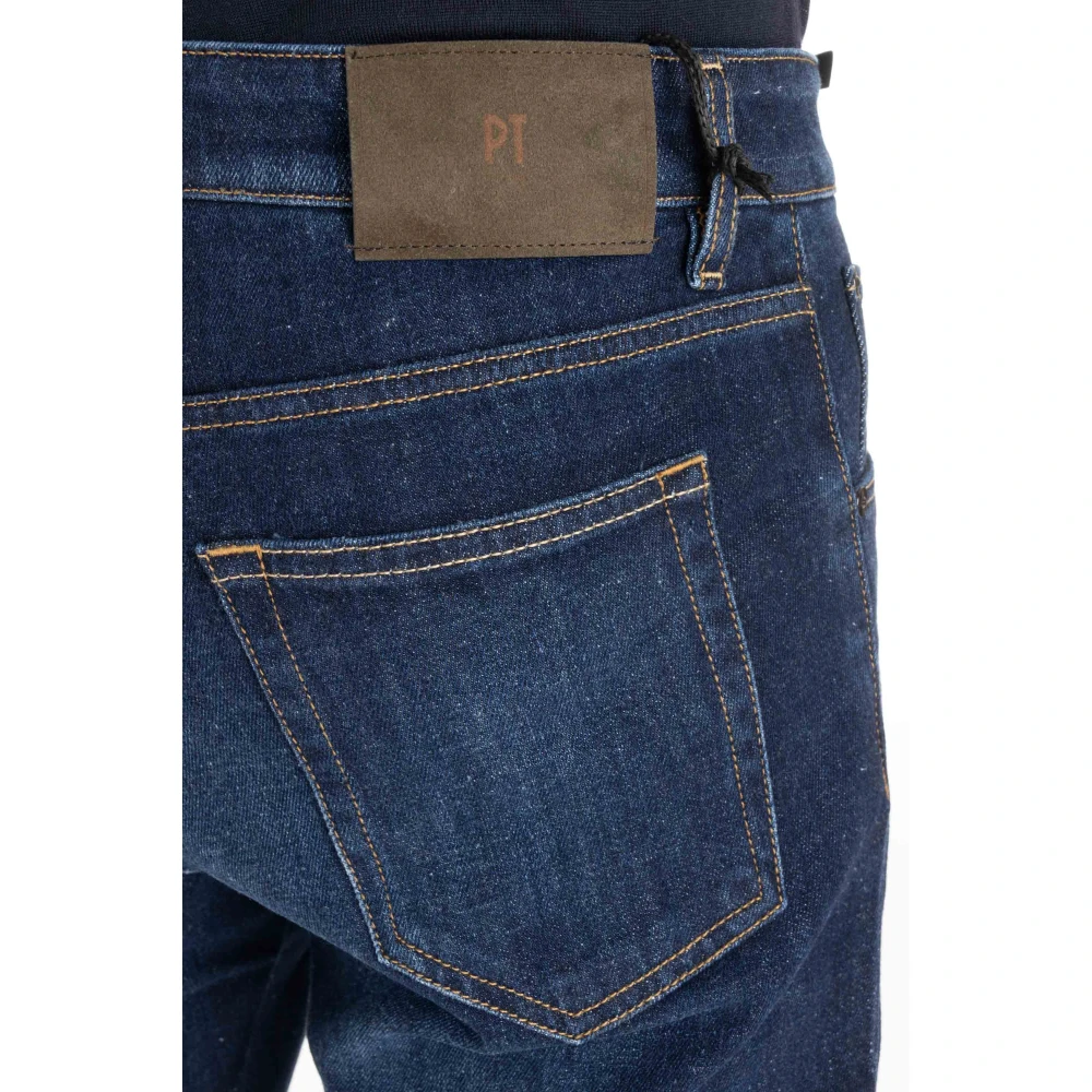 PT Torino Wortelpasvorm Denim Jeans Blue Heren