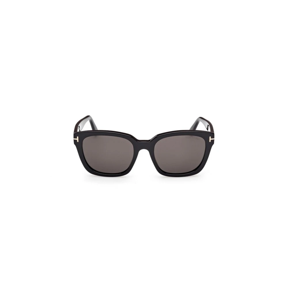 Tom Ford Donna Nero Ft1216 Haylay 01A Occhiali Da Sole Acetato Fumo Squadrata Normale - Immagine 4