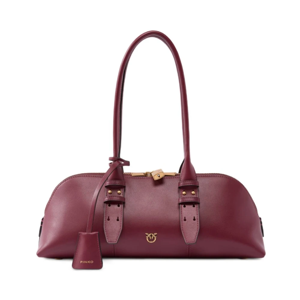 Pinko Donna Rosso - Bowling Orizzontale Grande - Bags - One Size