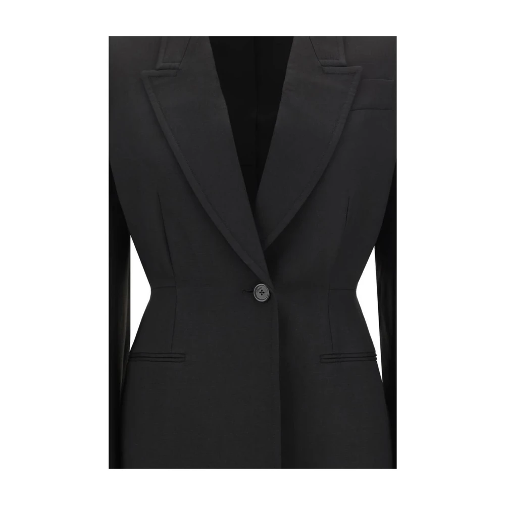 Khaite Zwarte Blazer Jas Catherine Stijl Black Dames