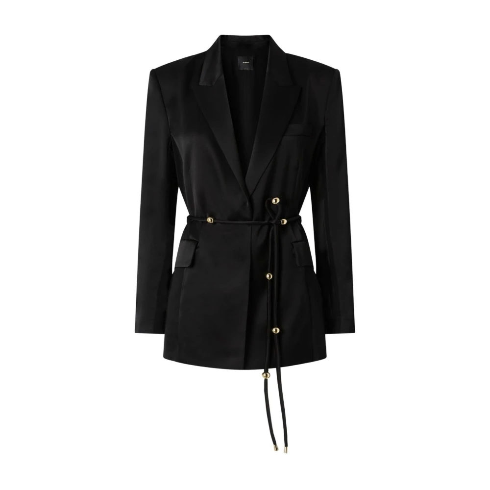 Pinko Women's Black Blazers, M, Carillon Jacket