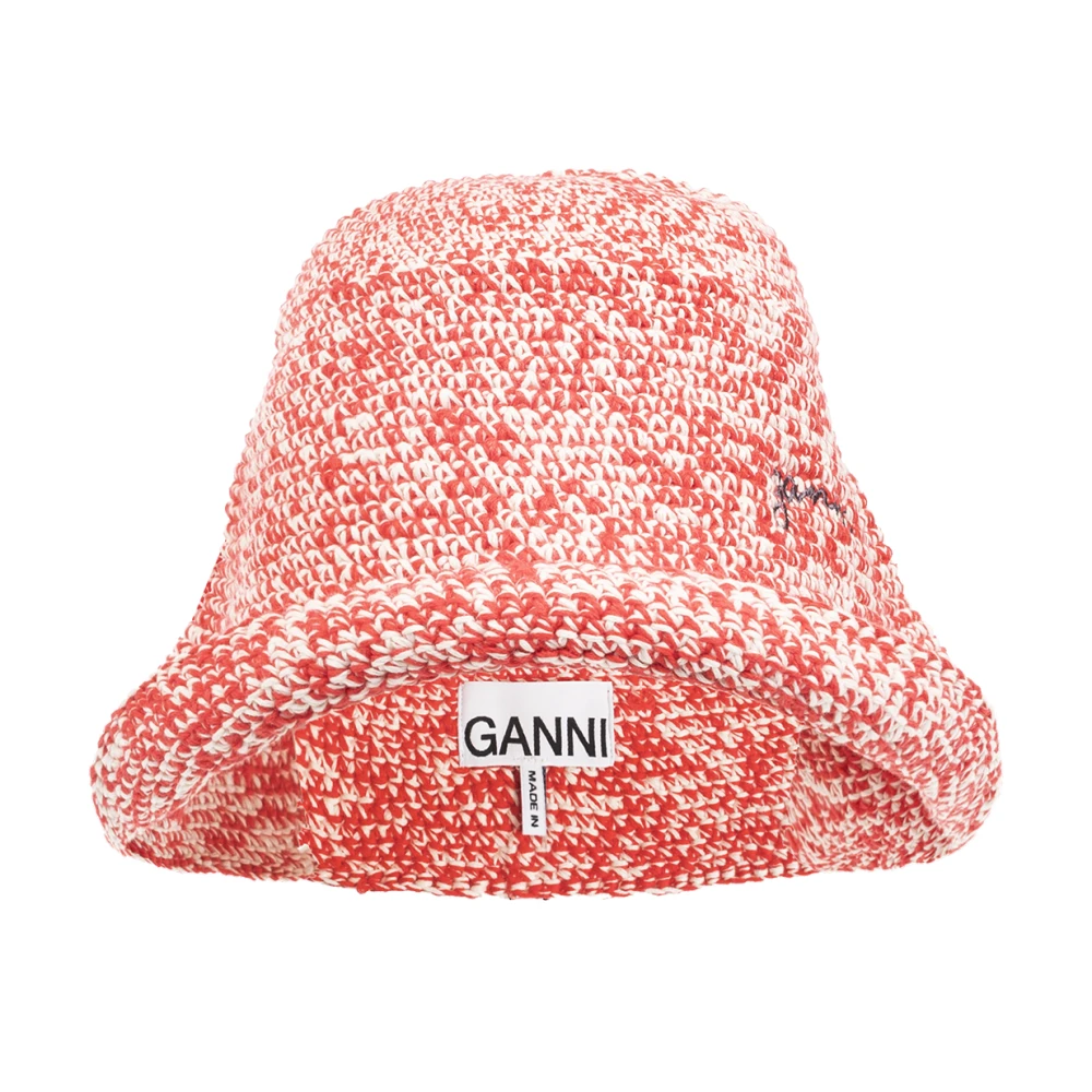 Ganni Emmerhoed met logo Red Dames
