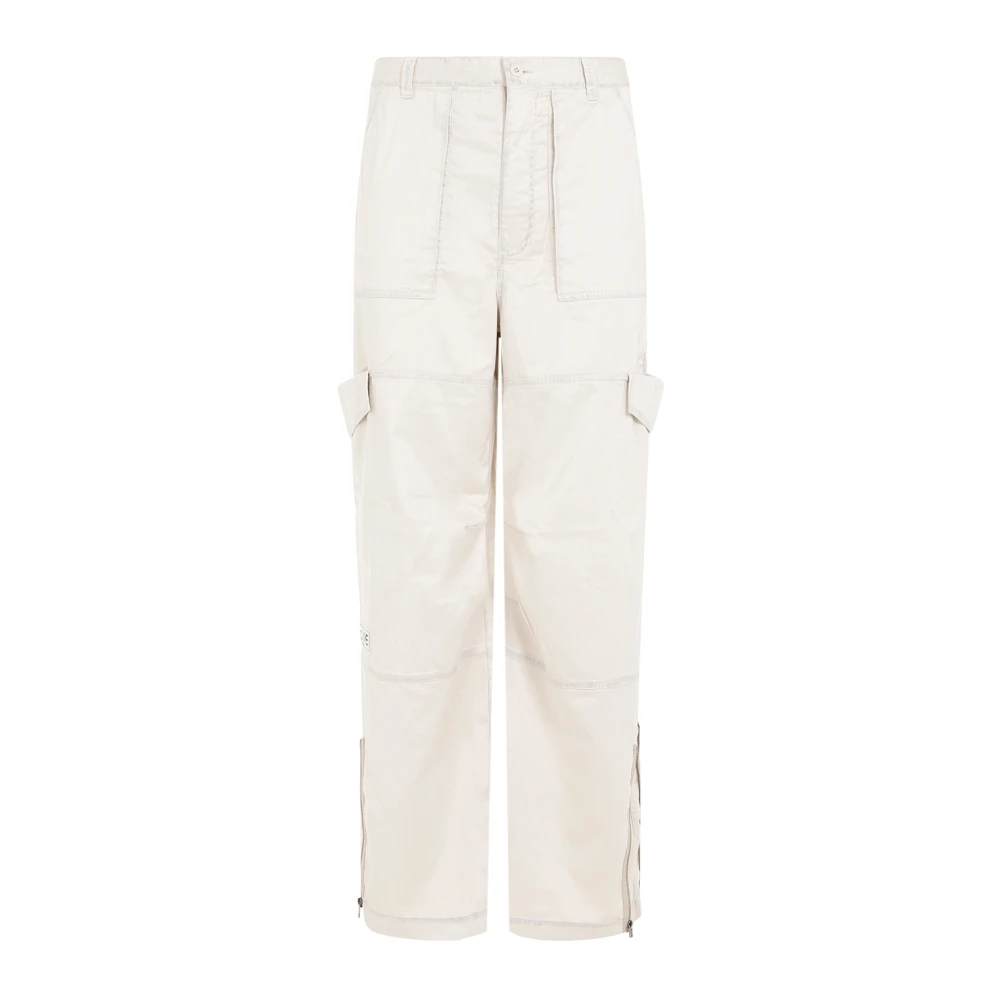 Acne Studios Men's Beige Wide-Leg Cargo Pants