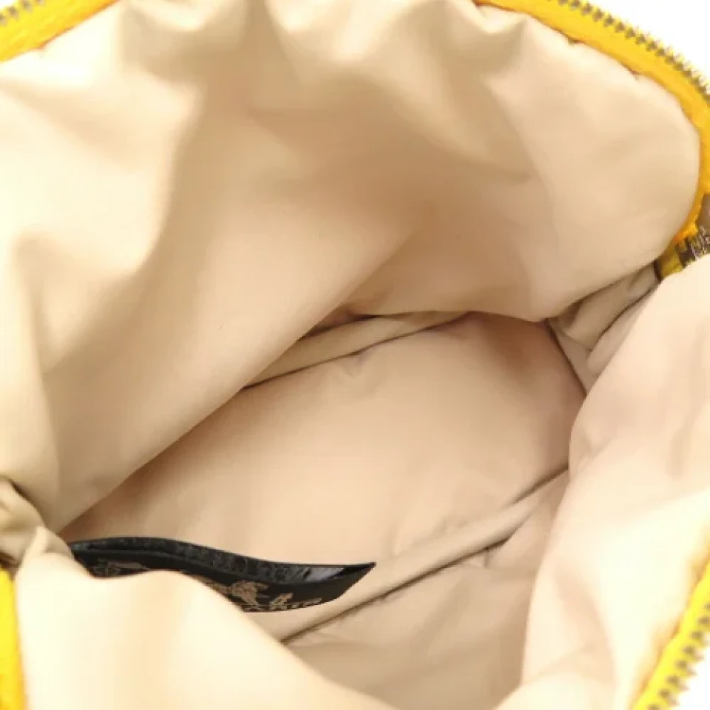 Hermès Vintage Pre-owned Cotton pouches Yellow Dames