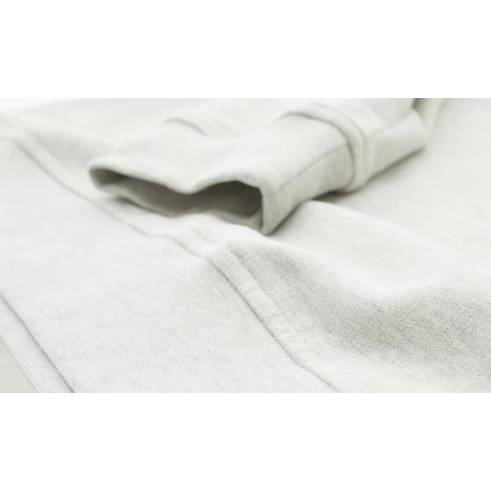Belstaff Signature Crewneck Sweatshirt met Flock Logo Gray Heren