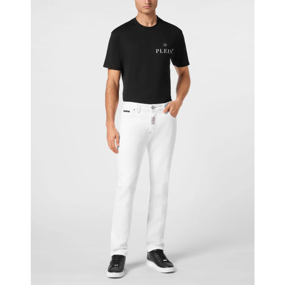 Philipp Plein Klassieke Five-Pocket Jeans White Heren