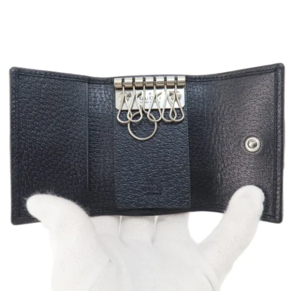 Gucci Vintage Pre-owned Fabric key-holders Blue Unisex