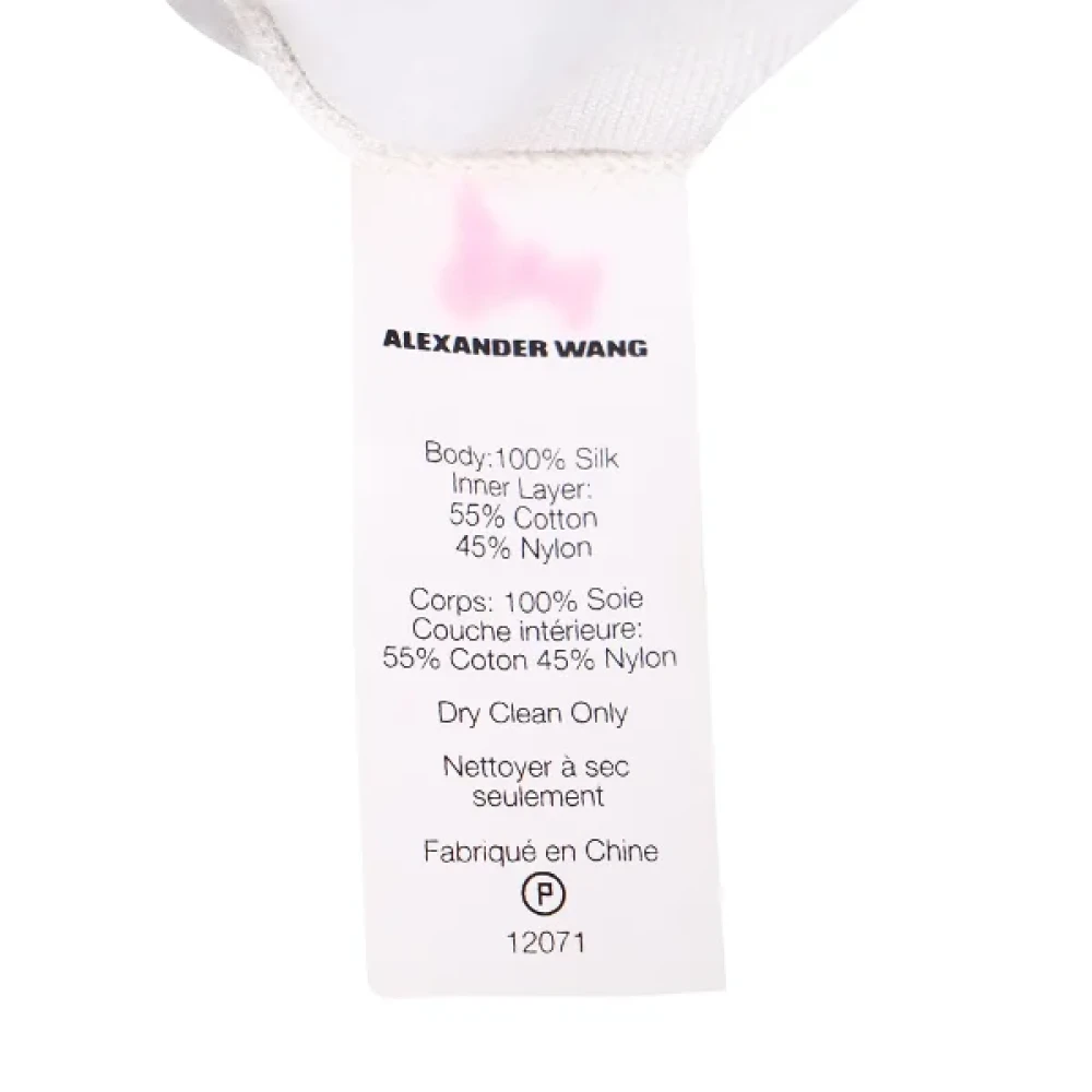 Alexander Wang Pre-owned Silk tops Multicolor Dames