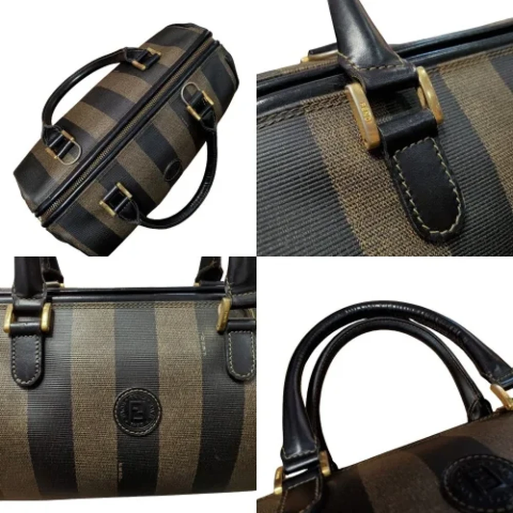 Fendi Vintage Pre-owned Leather fendi-bags Beige Dames