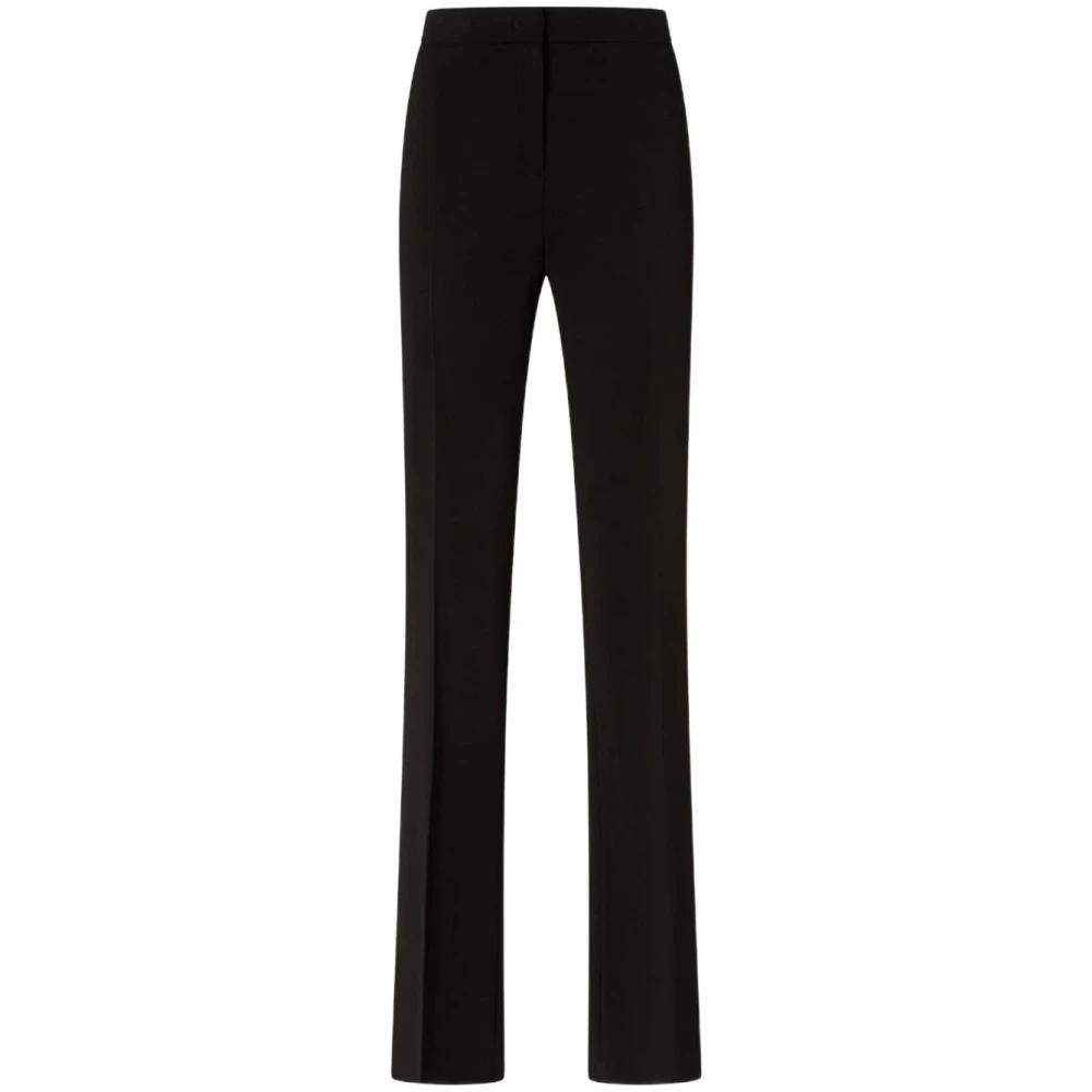 Pinko Elegante Zwarte Rechte Broek Black Dames