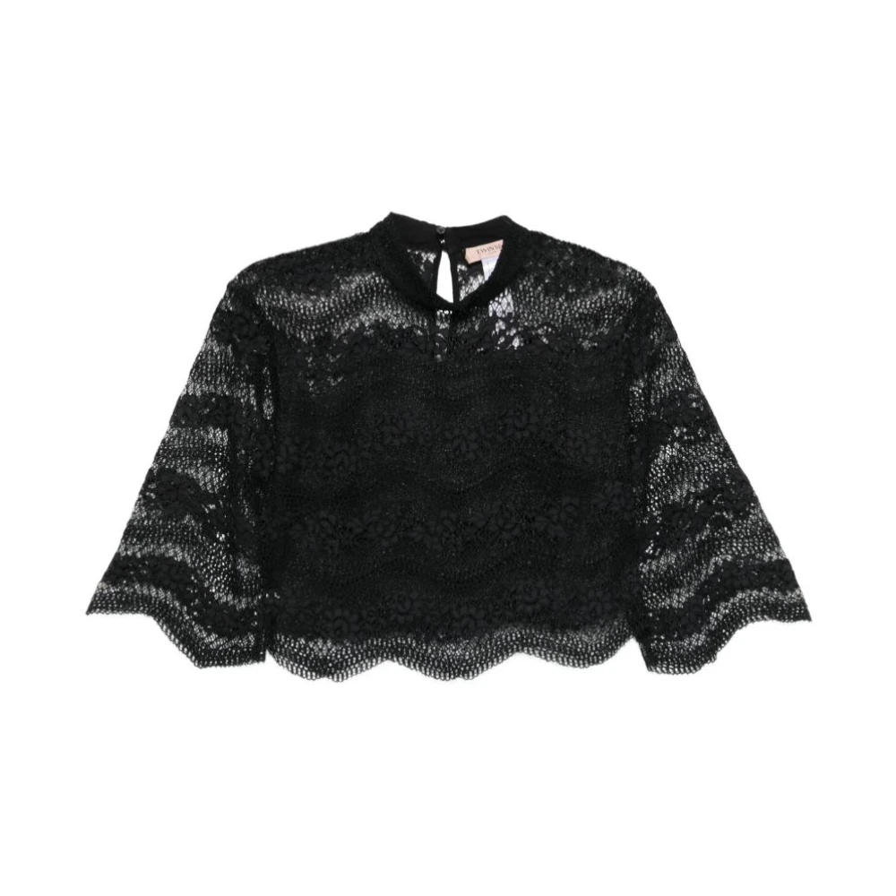 Twinset Women's Black Blouse - Blouses - L - Blouses & Shirts