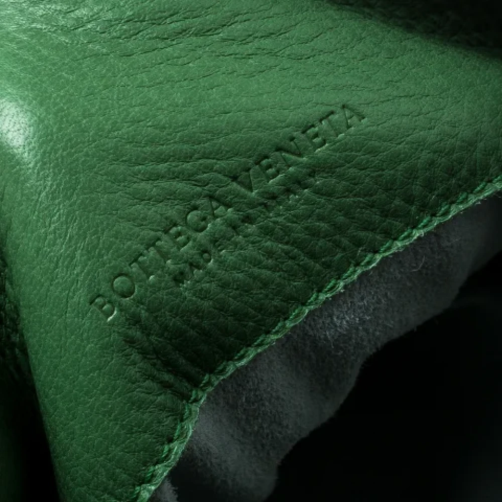 Bottega Veneta Vintage Pre-owned Leather totes Green Dames