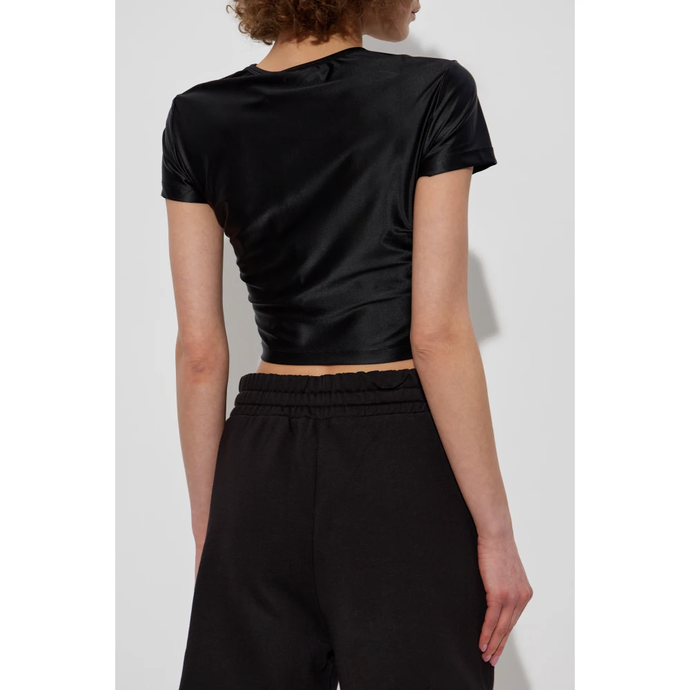 Versace Jeans Couture T-shirt met print Black Dames