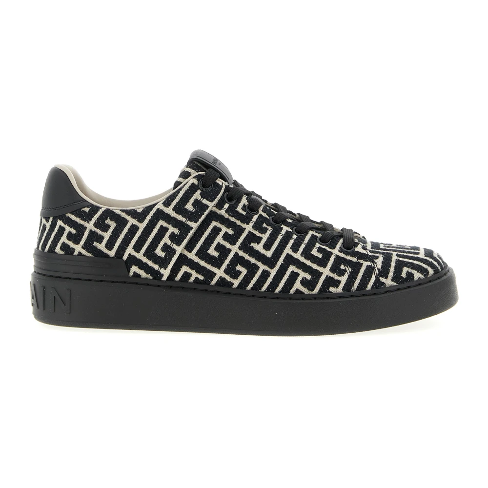 Balmain Men's Black B-Court Trainers - Sneakers - 6 Uk - Shoes