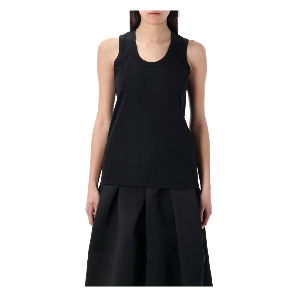 Comme des Garçons Poly Tank Top Black Dames