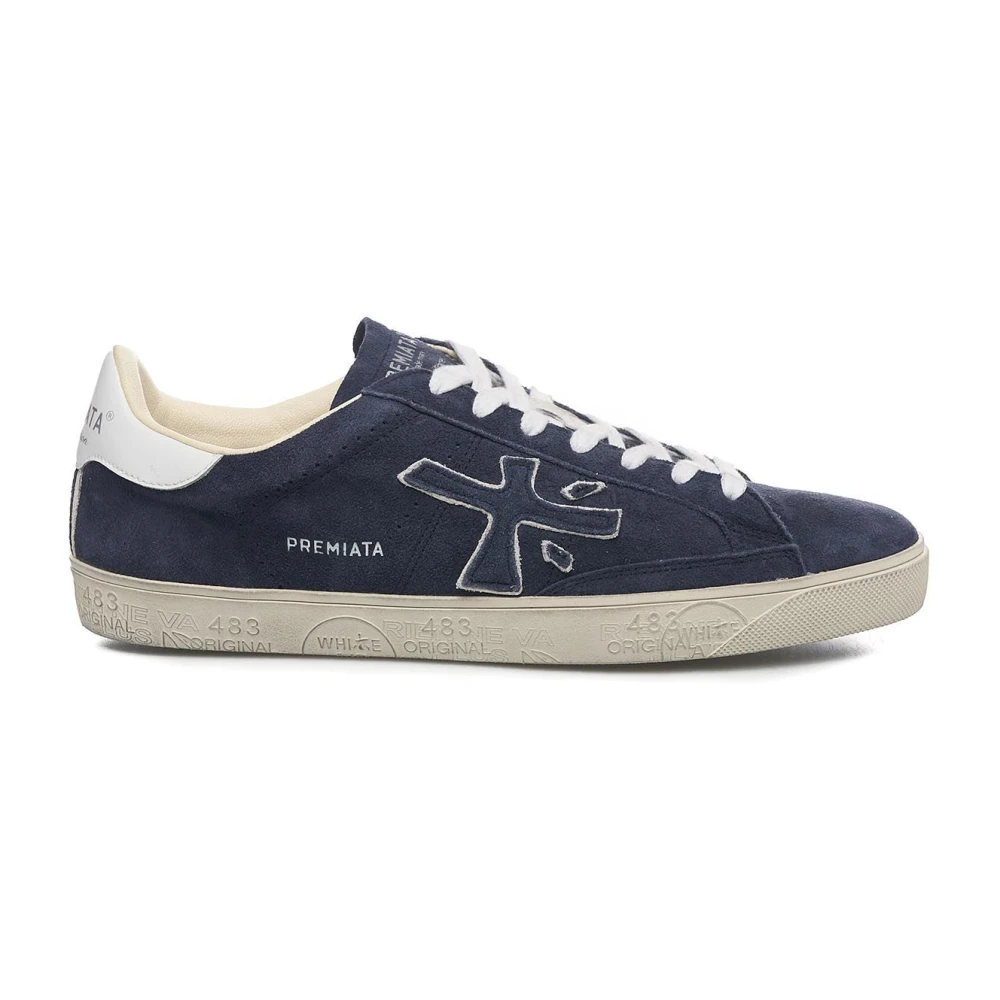 Premiata Men's Blue Shoes Trainers Ss24 - Sneakers - 9 Uk - Shoes