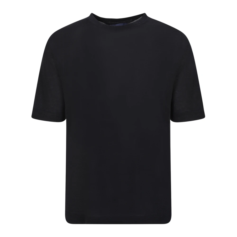 Lardini - Tops > T-Shirts - Black - Lardini - Modalova