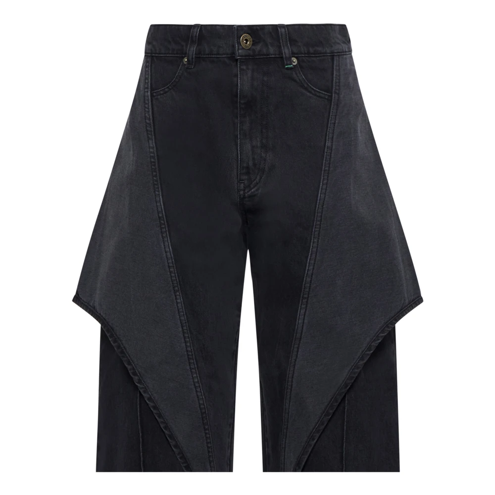JW Anderson Grijze Denim Jeans Gray Dames