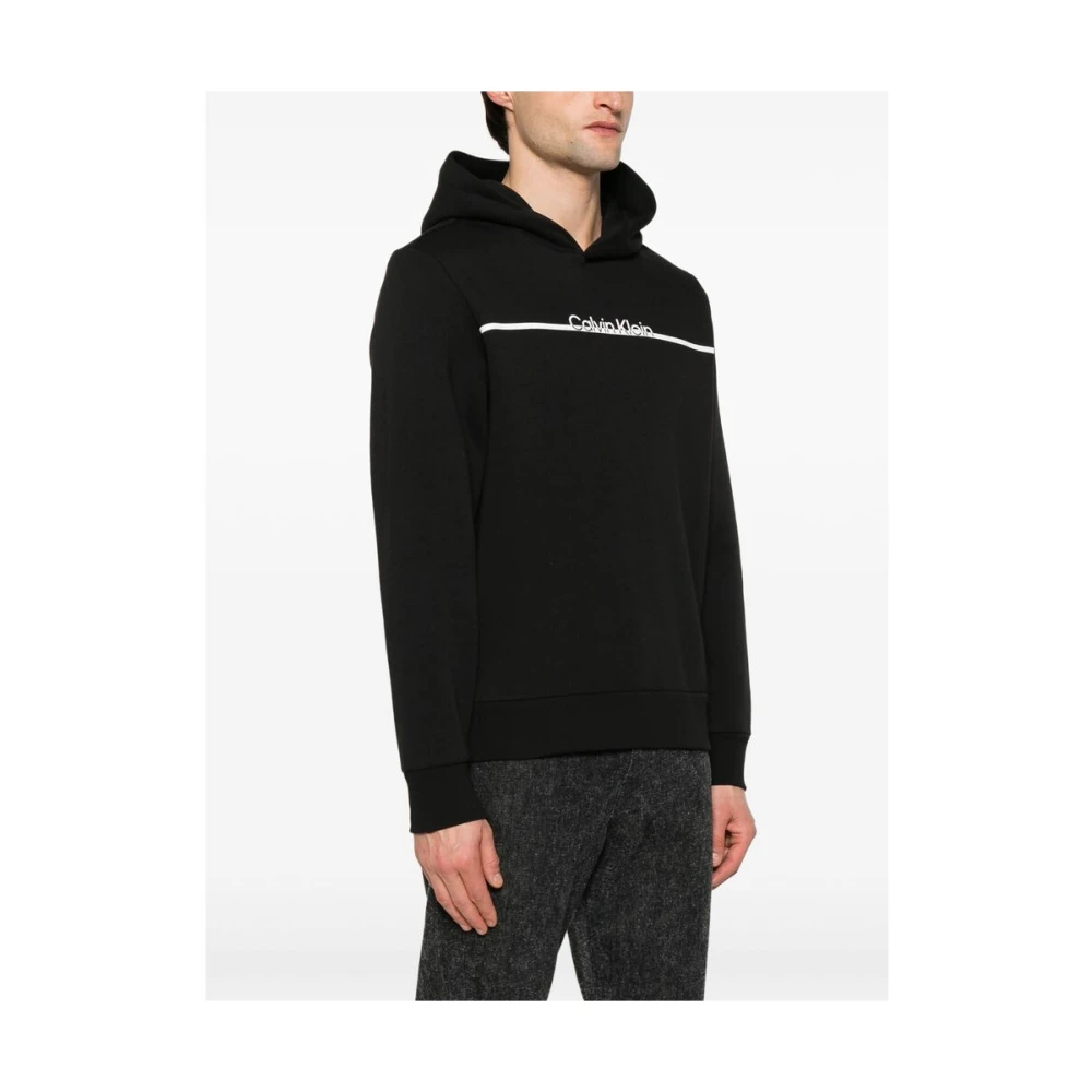 Calvin Klein Zwarte Klassieke Hoodie Black Heren