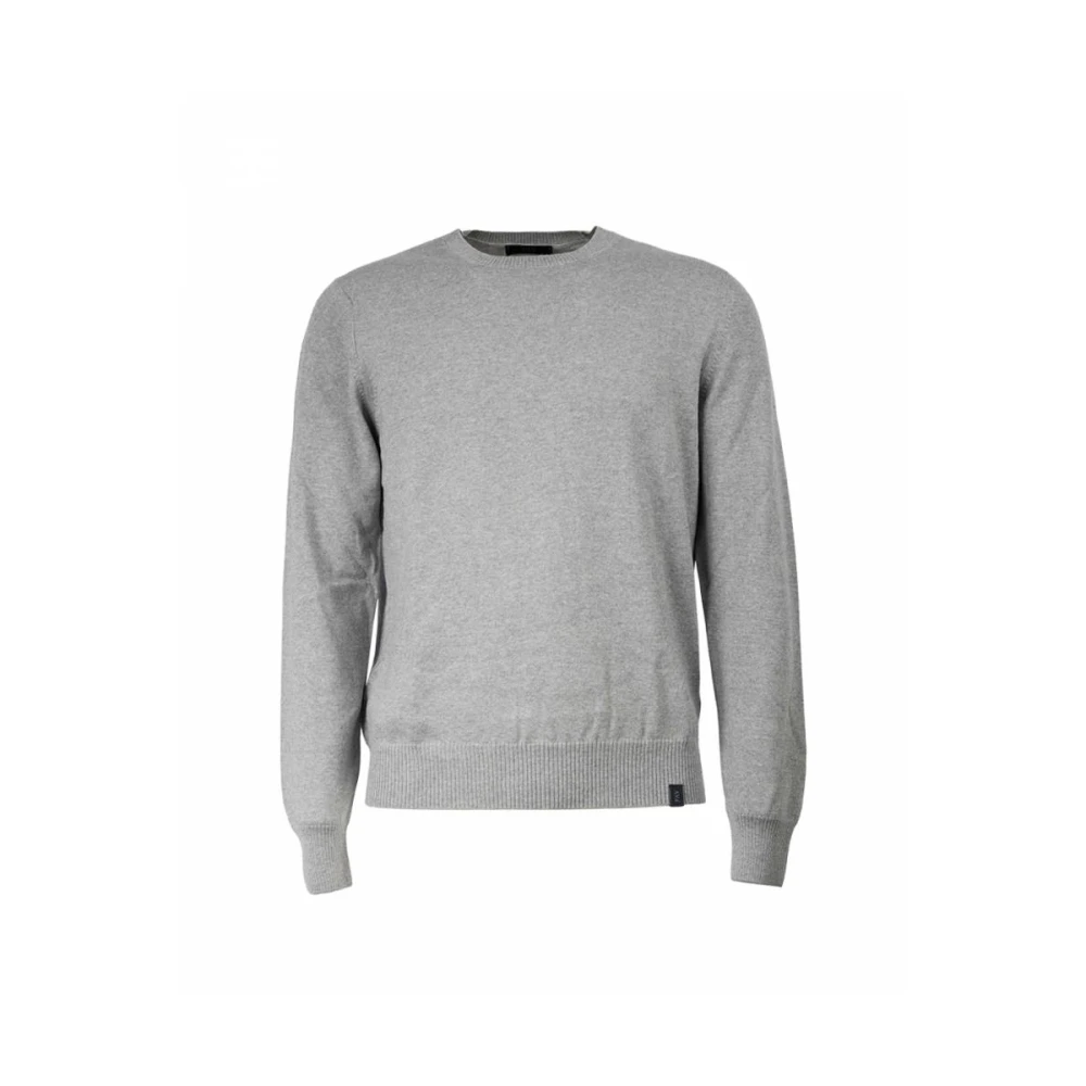 Fay Trui met ronde hals Gray Heren