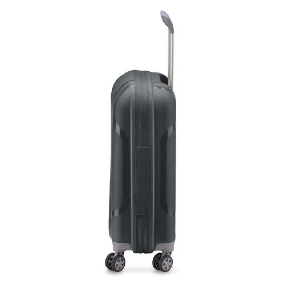 Delsey Clavel Hard Cabin Koffer met 4 Wielen Zwart Black Unisex