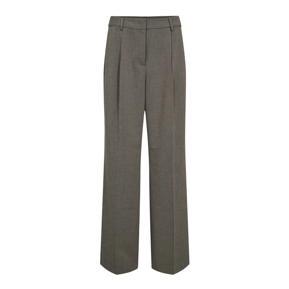 Haute L'amitié Women's Beige Wide Trousers, Xs, Wide Trousers