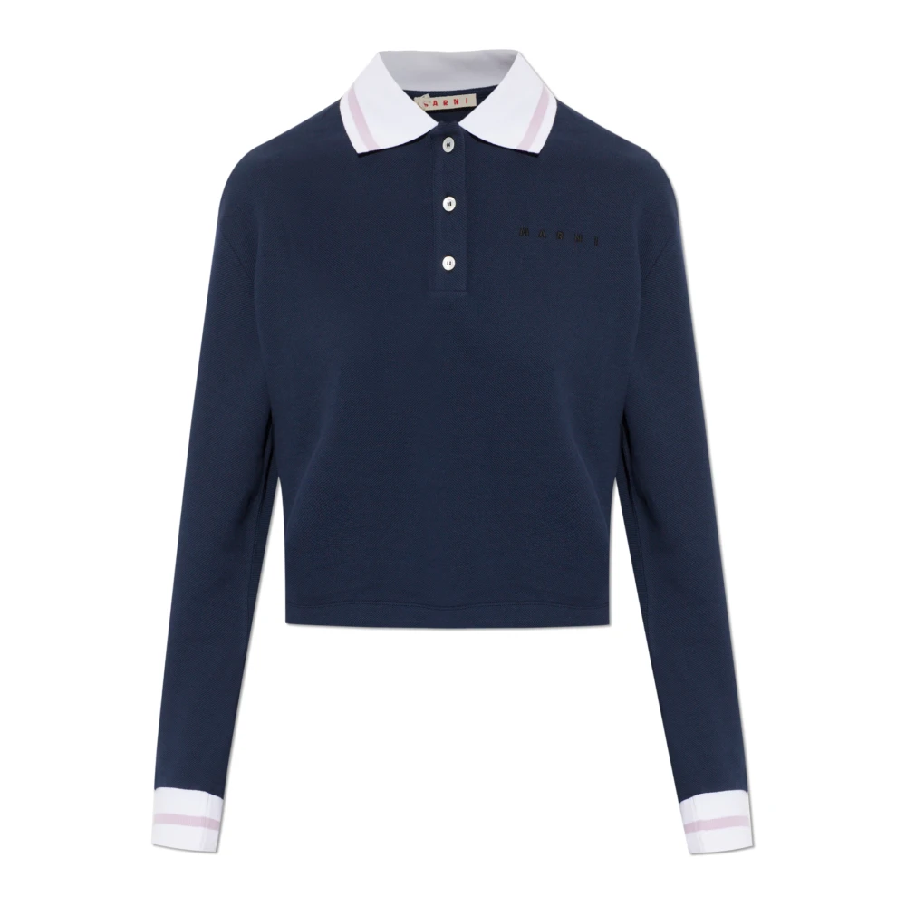 Marni Donna Blu Top, 2XS, New,