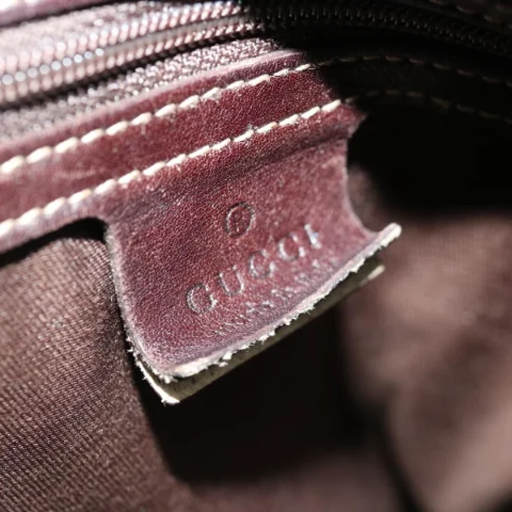 Gucci Vintage Pre-owned Canvas totes Beige Dames