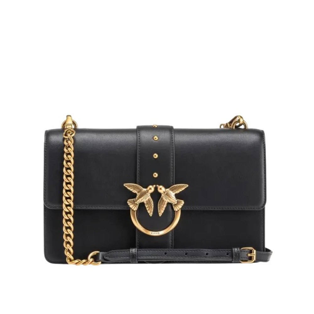 Pinko Stijlvolle Zwarte Tassen Collectie Black Dames