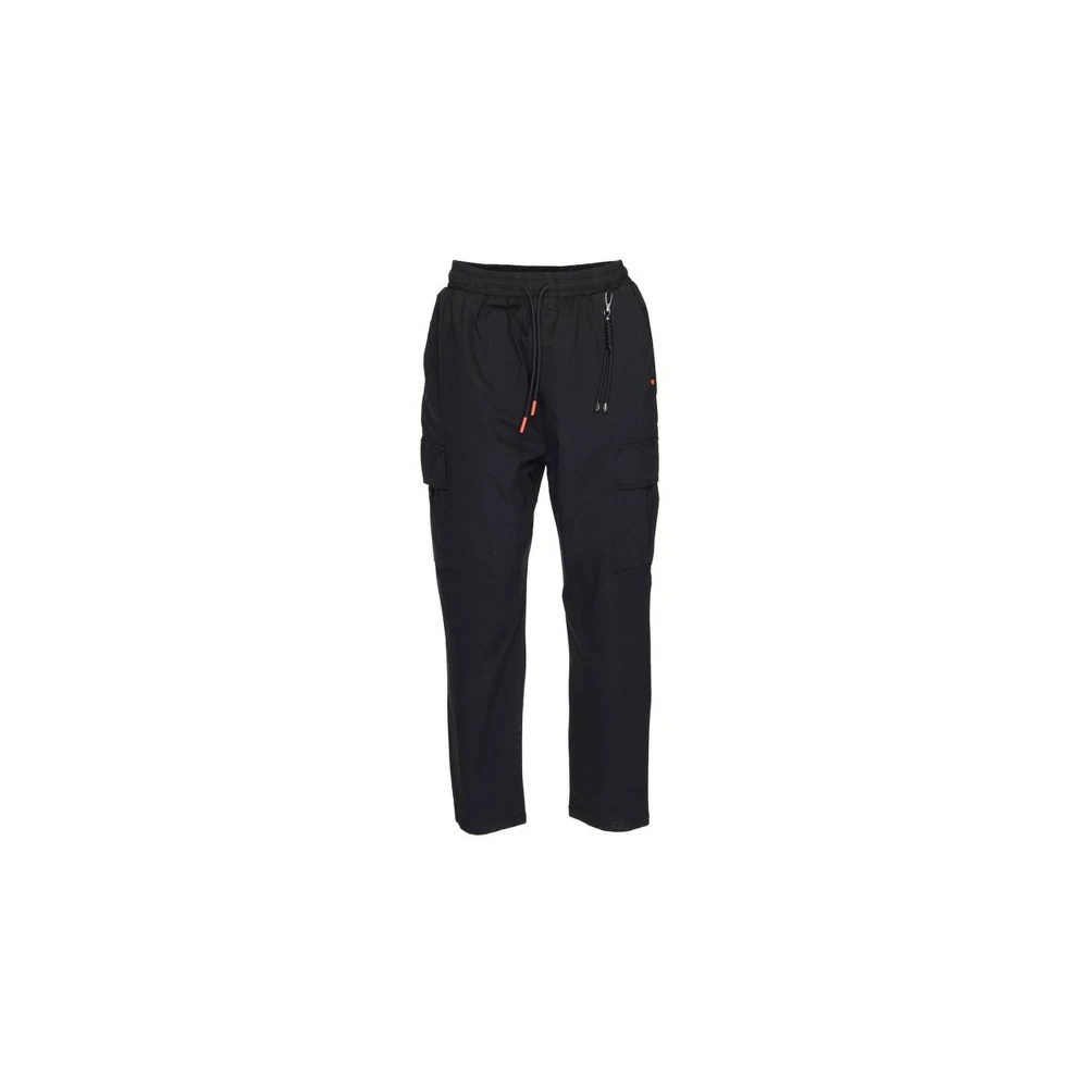 Gianni Lupo Zwarte Katoenmix Jeans & Pant Black Heren