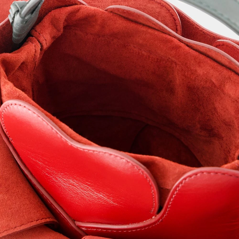 Staud Rode Leren Juliet Tas Top Handvat Red Dames