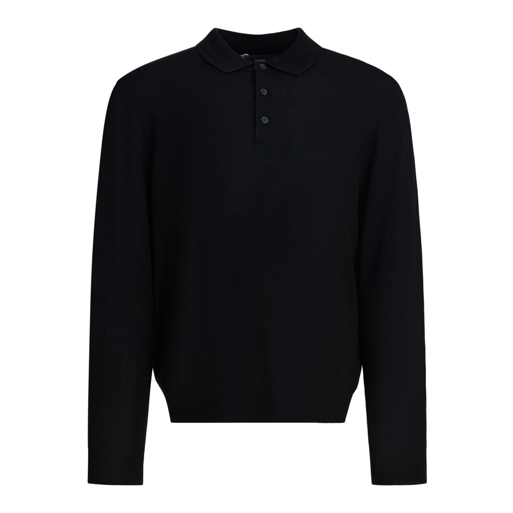 Wool Long-Sleeve Polo Sweater - Vince - Modalova