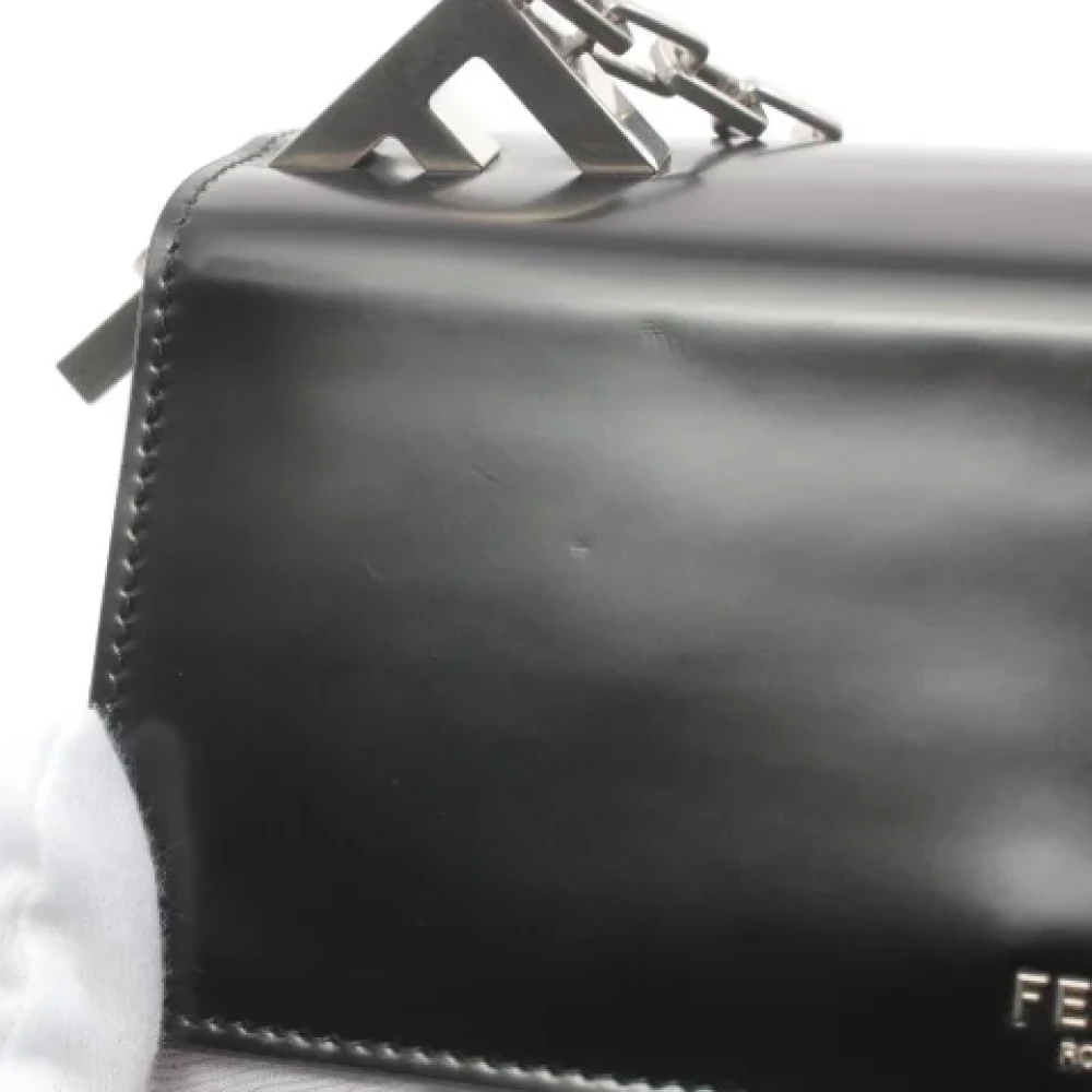 Fendi Vintage Pre-owned Leather fendi-bags Black Dames