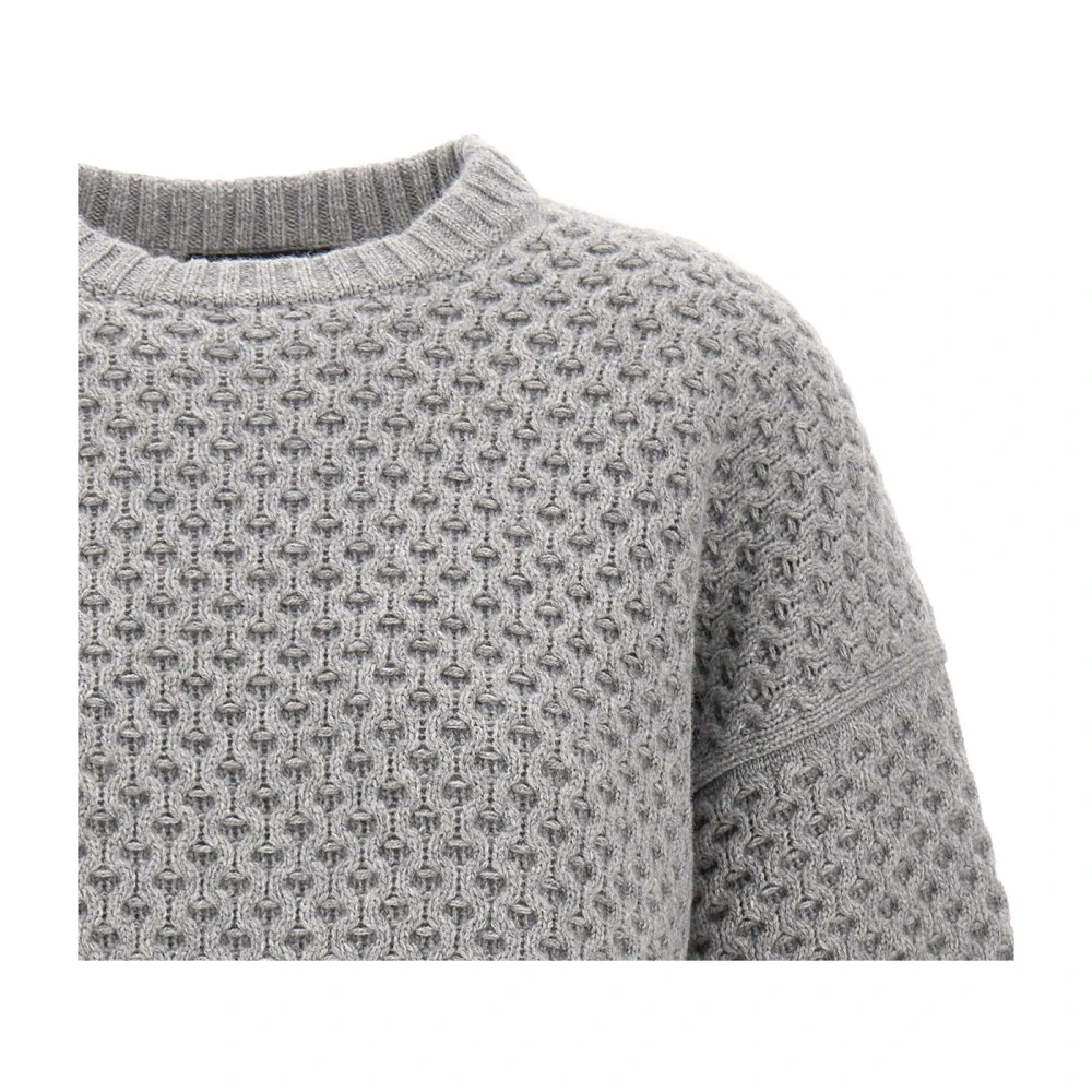 Fabiana Filippi Zachte Kabeltrui Grijs Gray Dames