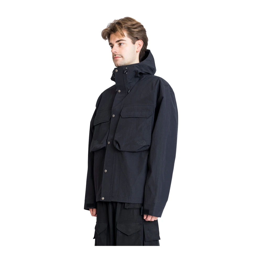 The North Face Zwarte Cargo Regenjas Black Heren