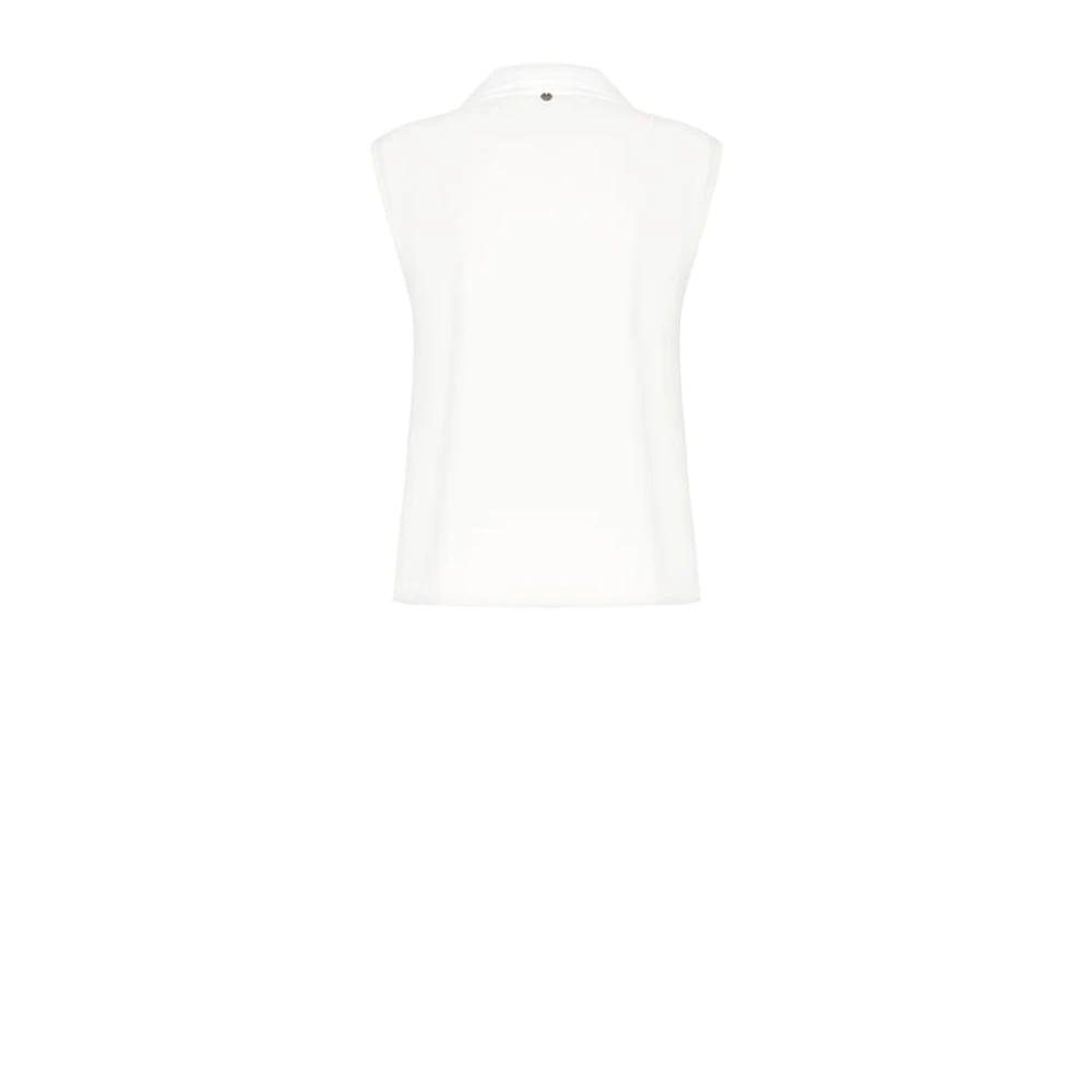 RINASCIMENTO V-hals Top Collectie Herfst Winter 2024 25 White Dames