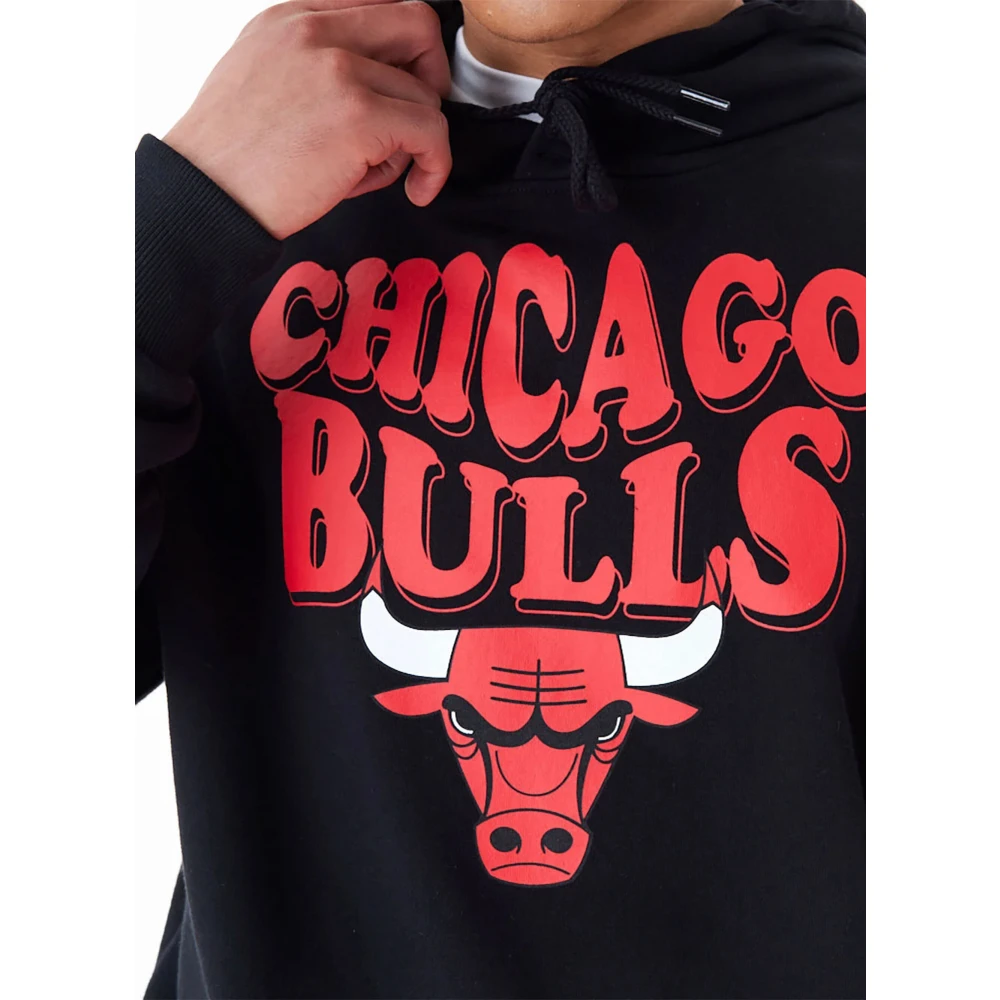 new era Chicago Bulls Hoodie Black Heren