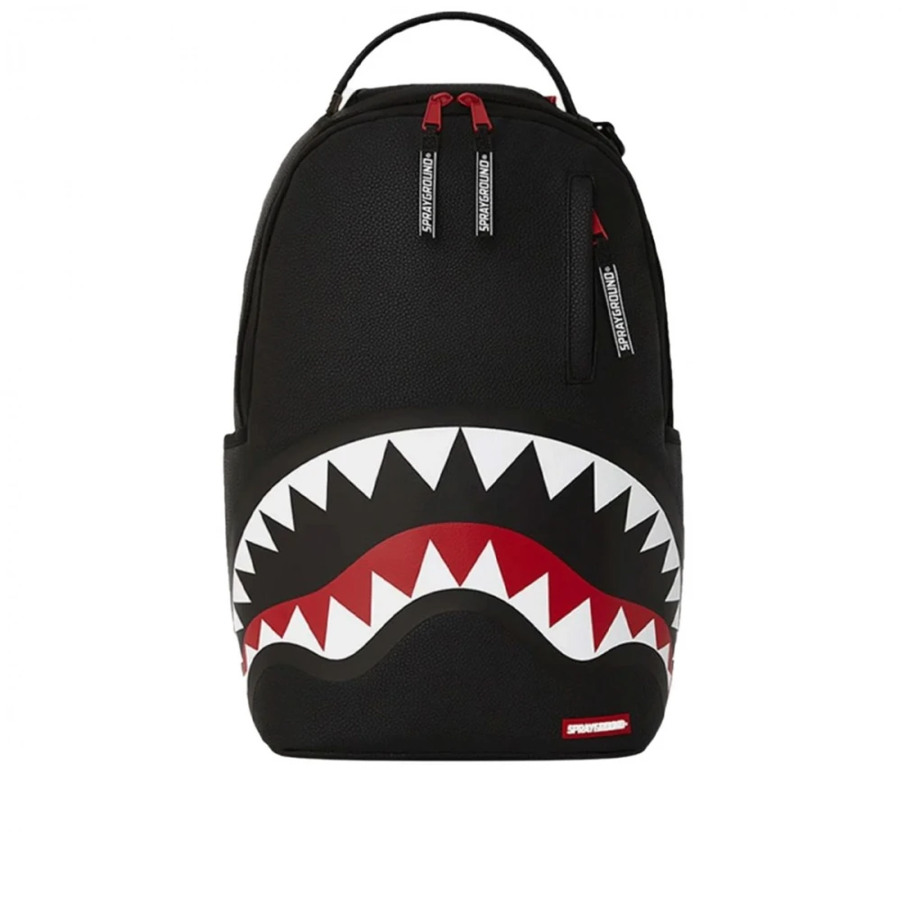 Sprayground Core Rugzak met Voorvak met Rits Black Unisex