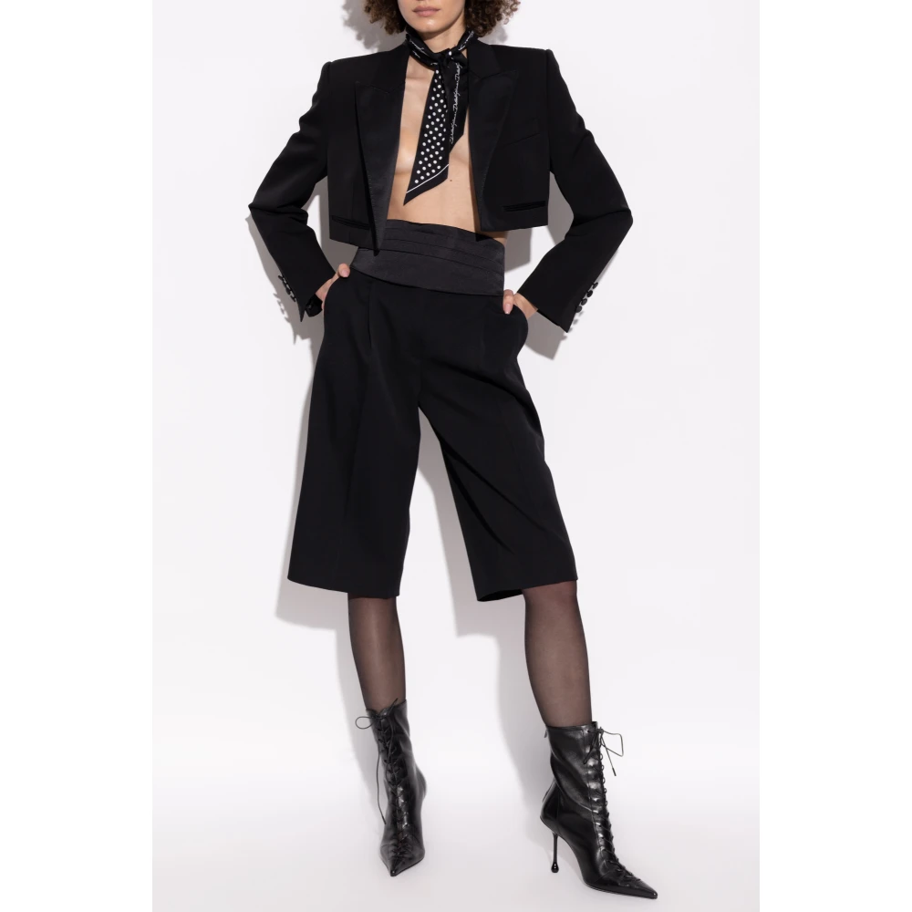 Dolce & Gabbana Korte jas Black Dames
