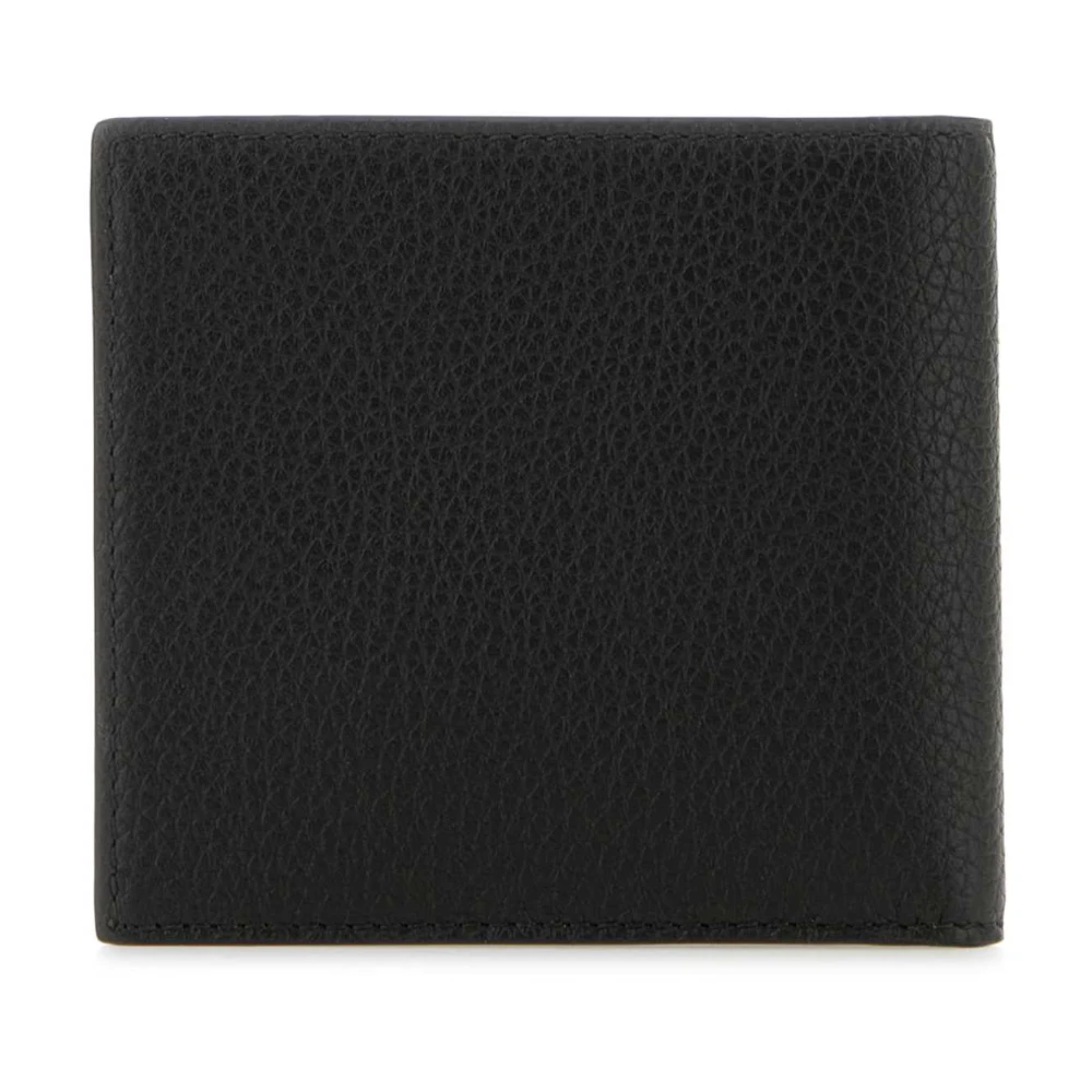 Bally Klassieke Zwarte Leren Portemonnee Black Heren