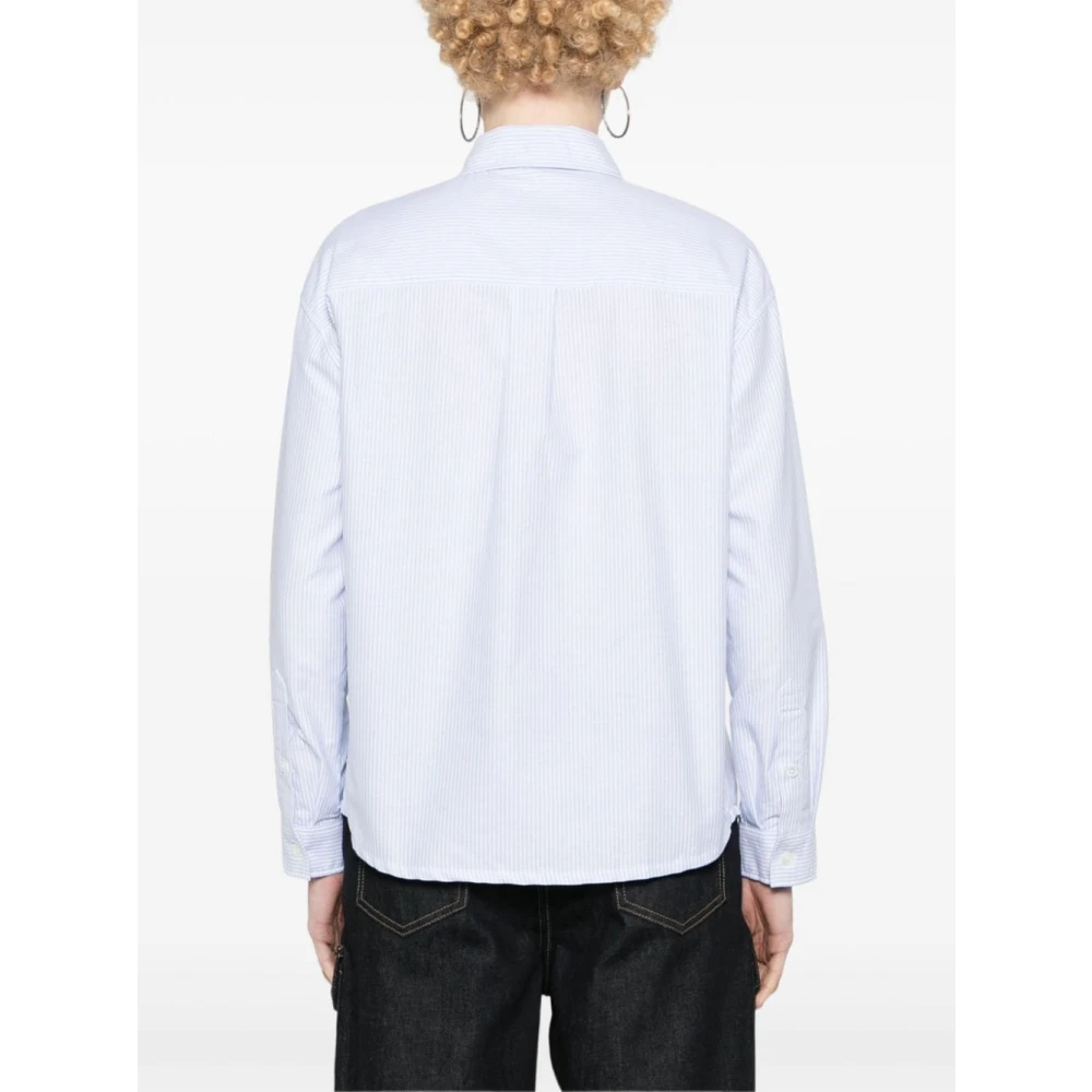 A.p.c. Stijlvolle shirt met Chemise IAA Blue Dames