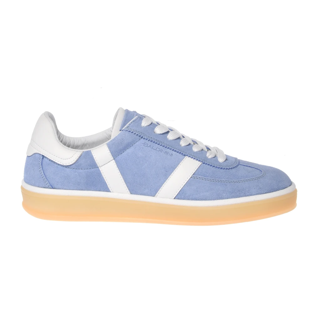 Baldinini Vrouw Blauw Schoenen Dames, 38 Eu, Leer, Suede Sneaker